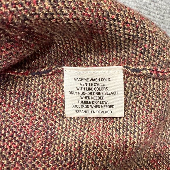 Charter Club Longline Cardigan Jacket Medallion Print Boho Aztec Western Size 2X - Picture 7 of 10